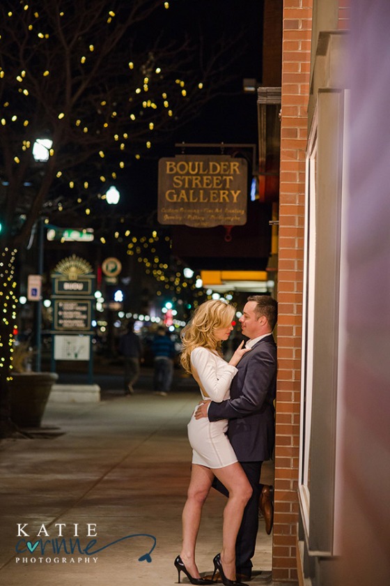 Sexy, hot, engaged couple during their engagement session in Colorado Springs