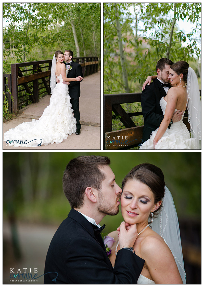 bridge wedding photographer, strapless wedding gown, ruffled wedding gown, formal tux wedding attire, 