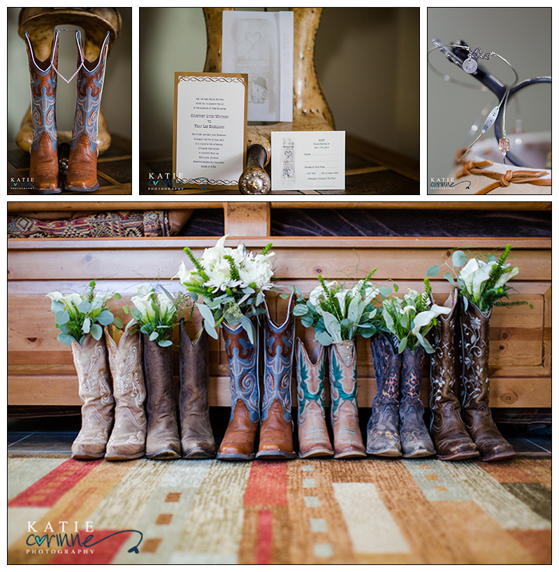 western bouquets, cowboy boots on wedding day, spurs, bangles, cowboy boots, cowgirl boots